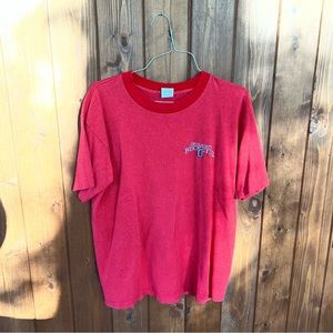 Vintage Ohio State Buckeyes Red Tee (XL)